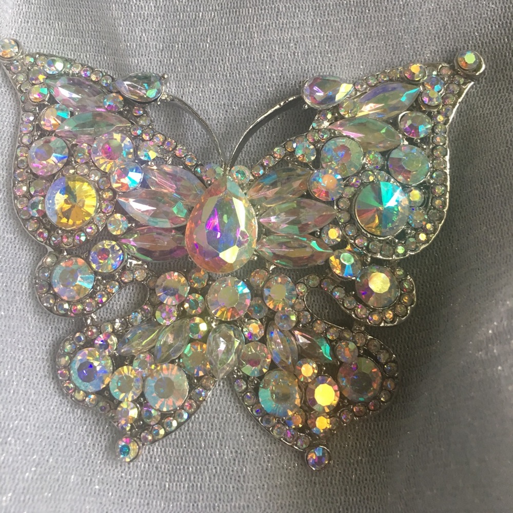 Iridescent Butterfly Pin